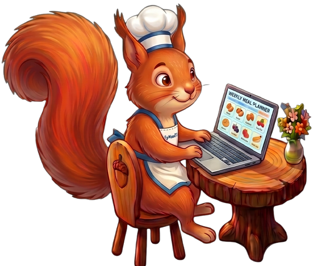 Pip the MyMealGrid Squirrel